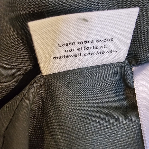 Madewell Herringbone Wool Button-front Mini Skirt Size 2 Green NWT - Picture 7 of 12